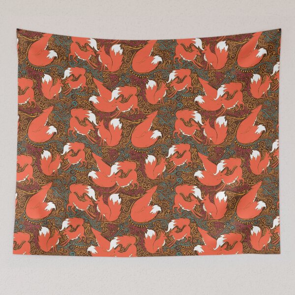 Item preview, Frolicking foxes designed and sold by beesocks.