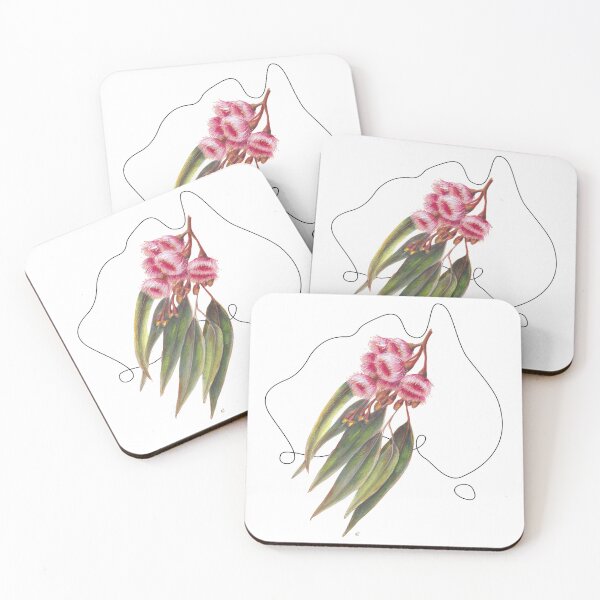 Item preview, Flowers of Australia - Pink Flowering Gum designed and sold by Violet Grant.