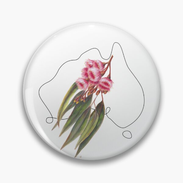 Item preview, Flowers of Australia - Pink Flowering Gum designed and sold by Violet Grant.