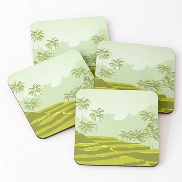 Item preview, Tegalalang Rice Terraces, Bali, Indonesia - Retro Greens designed and sold by Lyman Creative Co..