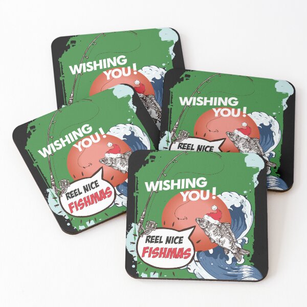 Item preview, Wishing You Reel Nice Fishmas Funny Bass Fishing Christmas designed and sold by Exosia Shop ⭐⭐⭐⭐⭐.