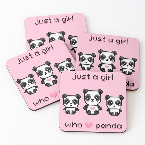Item preview, Just a Girl who Loves Pandas designed and sold by Pixe11y.