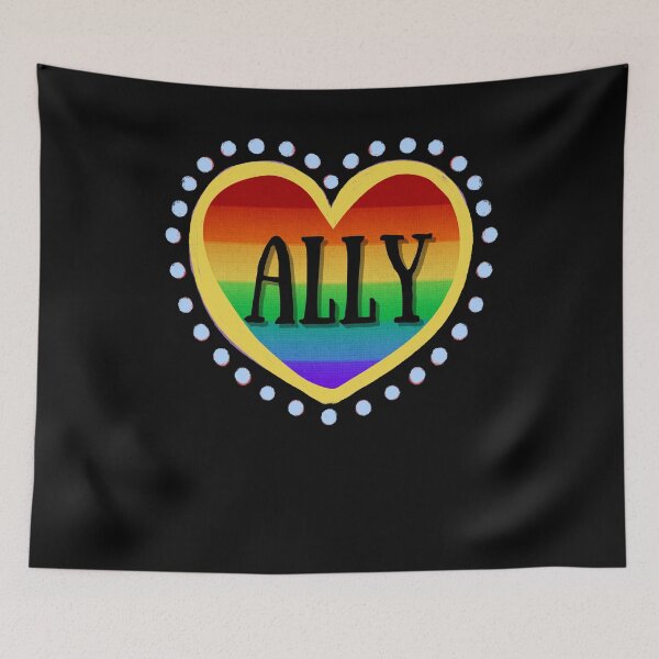 Item preview, LGBT-Q Ally for Gay Pride Men Women Children Lesbian Bi Trans Valentine's Day 2023 designed and sold by 27th-Tee.