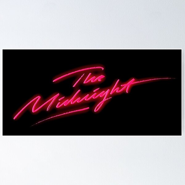 Item preview, The Midnight Neon Pink Logo designed and sold by FiveFifteen.