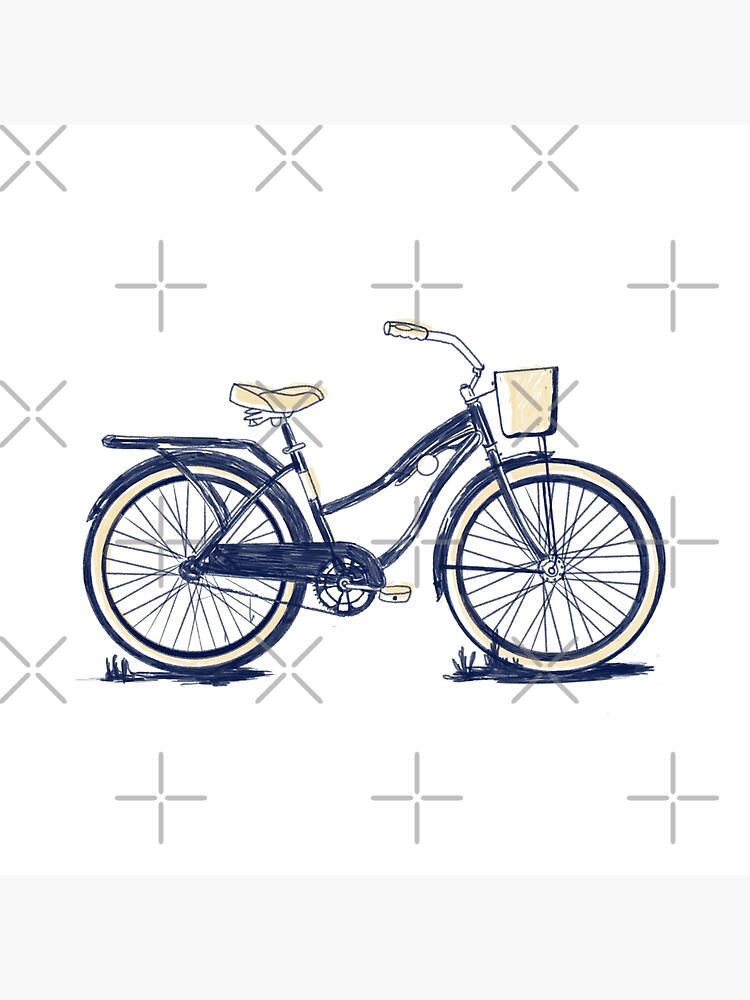 &ldquo;Vintage Beach Cruiser Bike&rdquo; Poster for Sale by leguireg012 | Redbubble