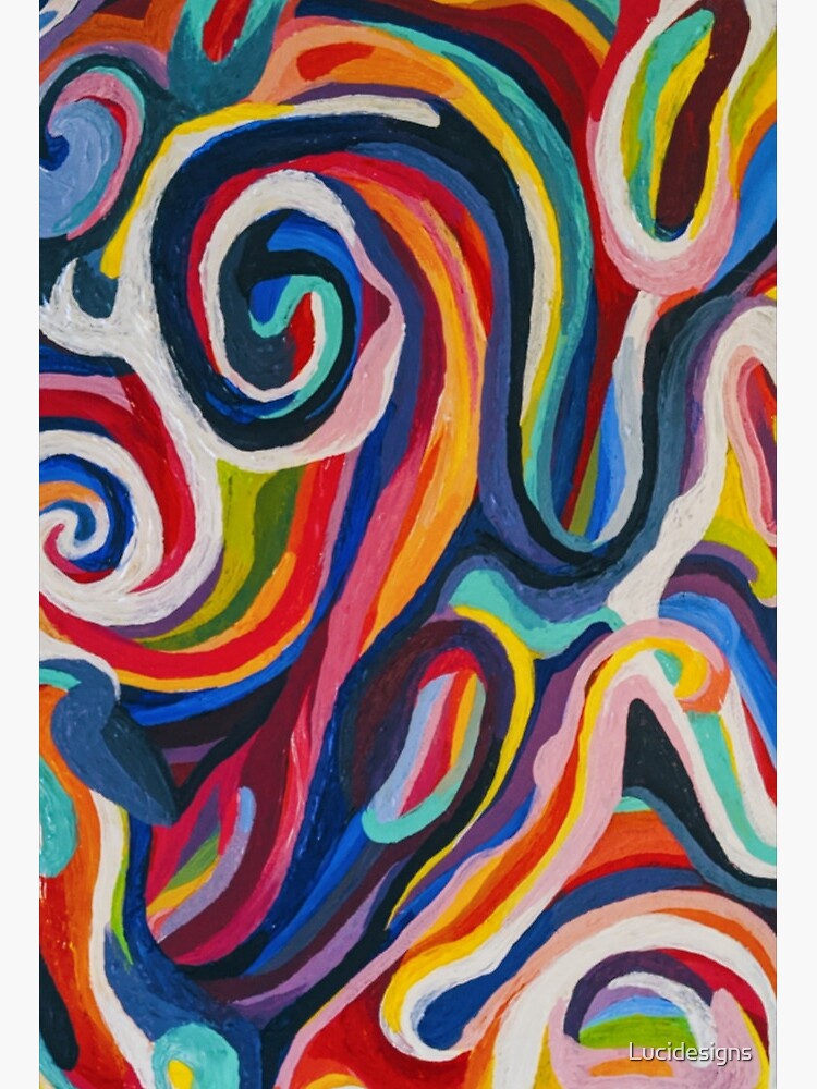 Trippy on sale acrylic paintings