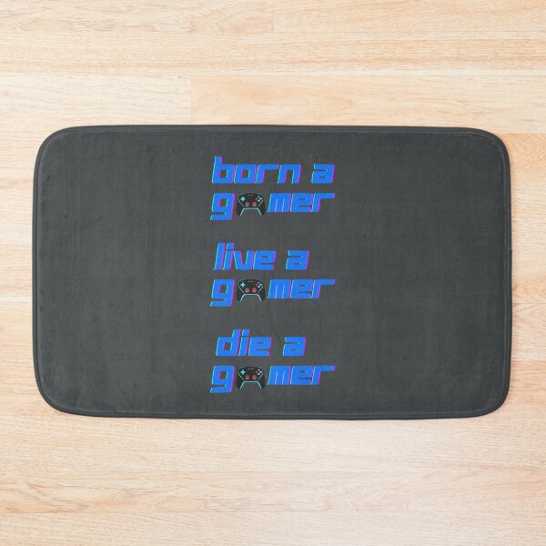 Item preview,  Born A Gamer Live A Gamer Die A Gamer - Funny Gaming Quotes designed and sold by LMoonDesigns.