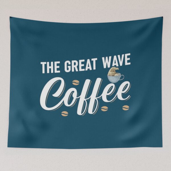 Item preview, the  great wave coffee Tri-blend  designed and sold by Youniversesf.