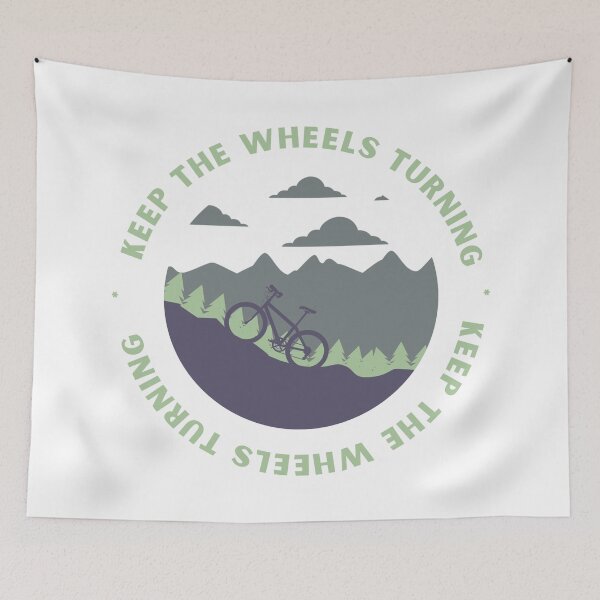Item preview, Keep the wheels turning- Evergreen designed and sold by studioarchive.