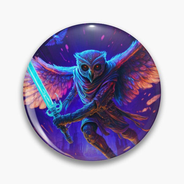 Item preview, Royal Fencer Owl designed and sold by Newtaste-Store.