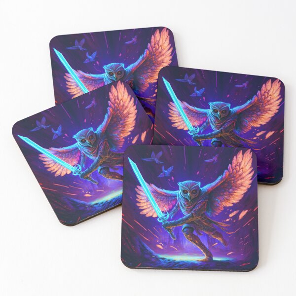Item preview, Royal Fencer Owl designed and sold by Newtaste-Store.