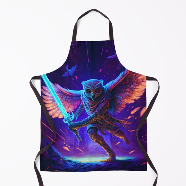 Item preview, Royal Fencer Owl designed and sold by Newtaste-Store.
