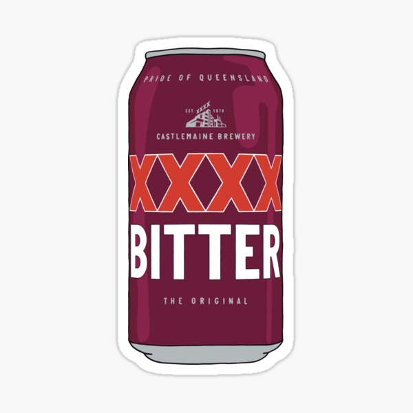 Item preview, Hand-drawn XXXX Bitter can designed and sold by Brews n Books.