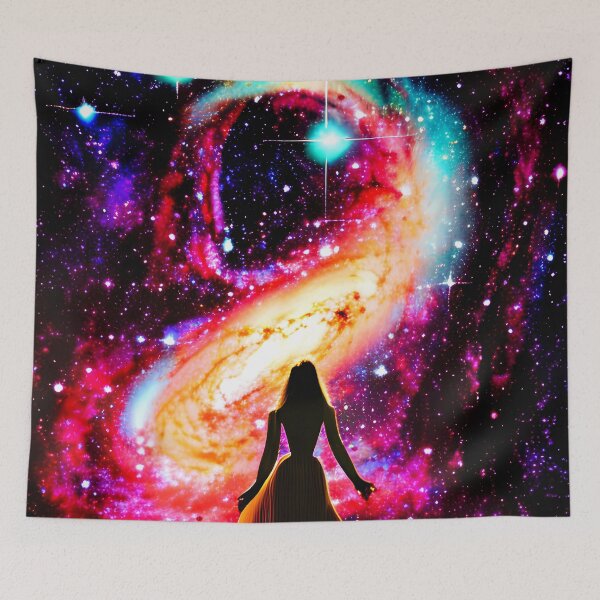 Item preview, Woman in Galaxy designed and sold by BigBrainArtwork.