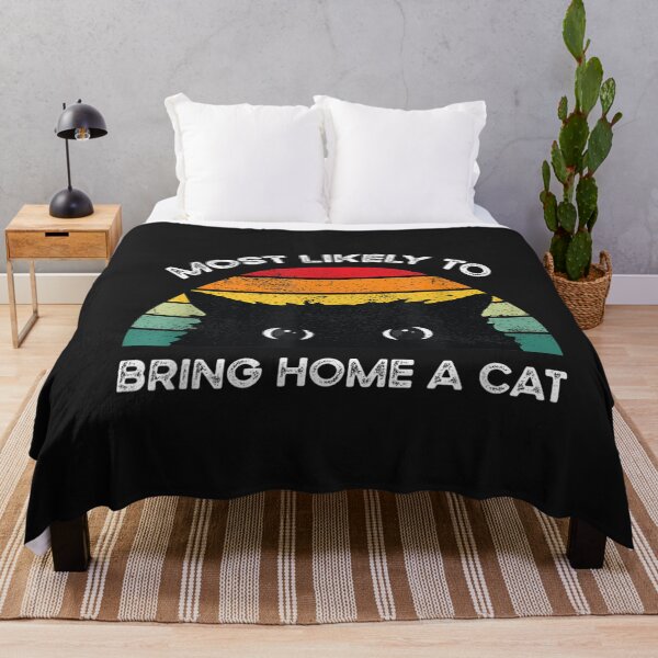 Item preview, Most Likely To Bring Home A Cat, Lovely Cat Lovers T-Shirt designed and sold by Francois-Lemann.
