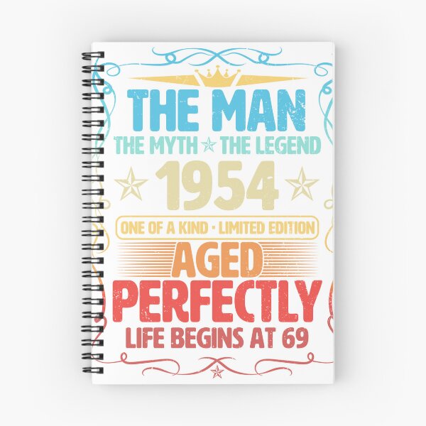 Item preview, The Man 1954 Aged Perfectly Life Begins At 69th Birthday  designed and sold by apaahteklur.