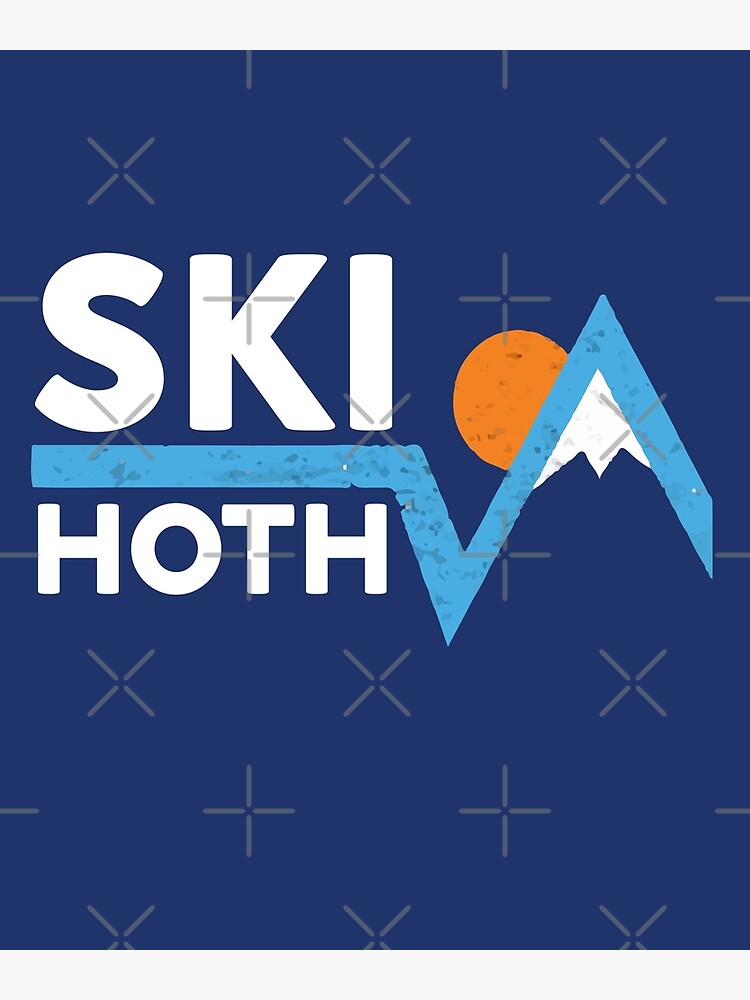Discover Ski Hoth, Funny Premium Matte Vertical Poster