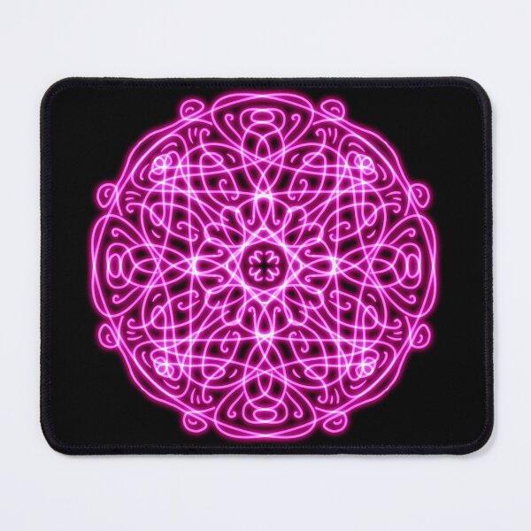 Item preview, Neon Mandala Flower Abstract designed and sold by Chatchot.