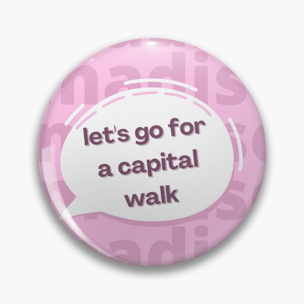 Item preview, Let's Go For a Capital Walk designed and sold by GreenGrassGirl.