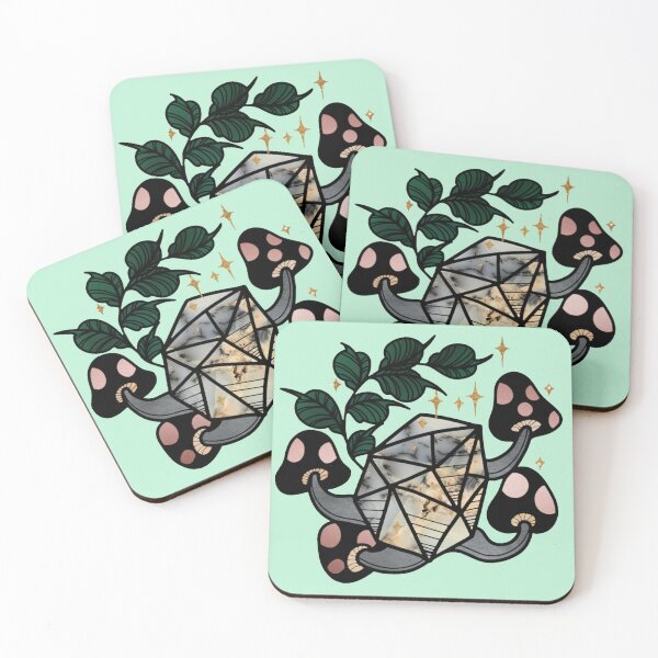 Item preview, Crystals and Mushrooms - Celestial Designs  designed and sold by MistyMorningsOR.