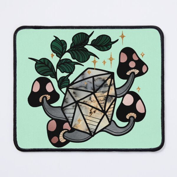 Item preview, Crystals and Mushrooms - Celestial Designs  designed and sold by MistyMorningsOR.