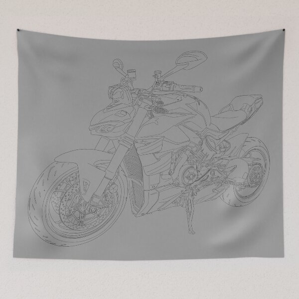 Item preview, Ducati Streetfighter Wireframe designed and sold by Bestagon.