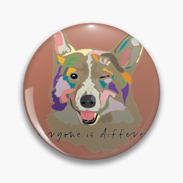 Item preview, everyone is different_wink dog_c5 designed and sold by Mimi Huang.