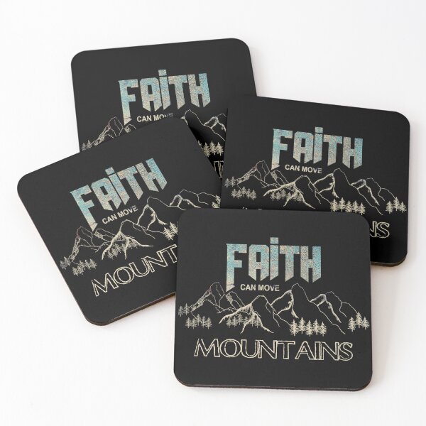 Item preview, Faith Can Move Mountains Quote - Bible Christian designed and sold by Chez-Creations.