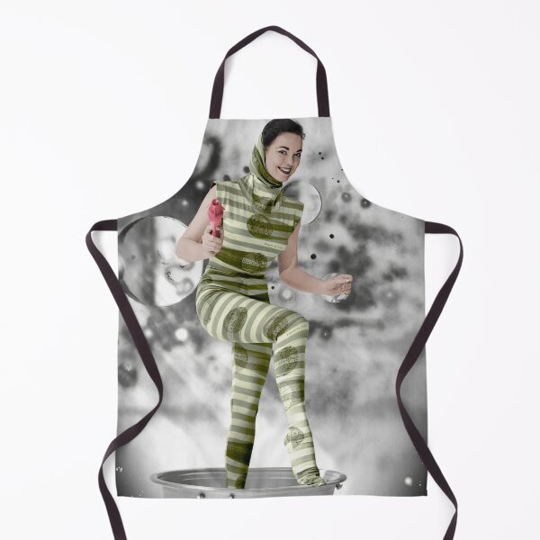 Item preview, Atomic Age Ray Gun Girl Sci-Fi Pinup in Green designed and sold by Lowtech.