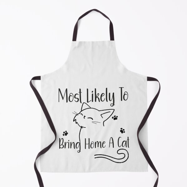 Item preview, Most Likely To Bring Home A Cat, Lovely Cat Lovers Black Cat T-Shirt designed and sold by Francois-Lemann.