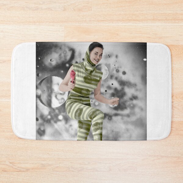Item preview, Atomic Age Ray Gun Girl Sci-Fi Pinup in Green designed and sold by Lowtech.