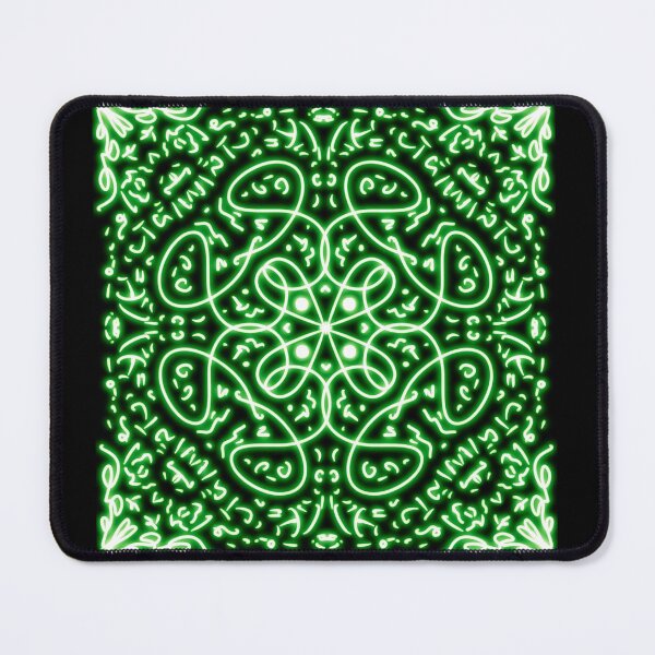 Item preview, Neon Mandala Flower Abstract designed and sold by Chatchot.
