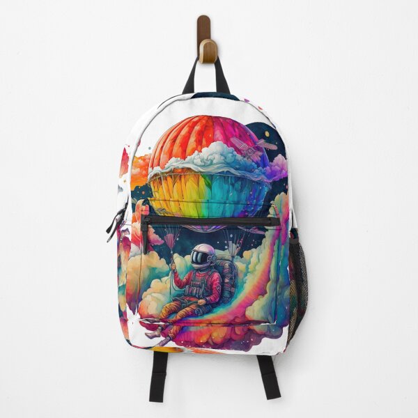 Item preview, Astronaut hanging on hot airballoon designed and sold by Rebelka.