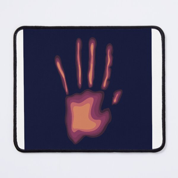 Item preview, Copy of Palm print.Heat trace.Abstract background with palm.Gradient on palm.Futurism and fantasy designed and sold by Anhen-new-style.