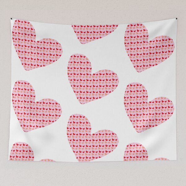 Item preview, Red pink heart and mini heart designed and sold by Bird4771.