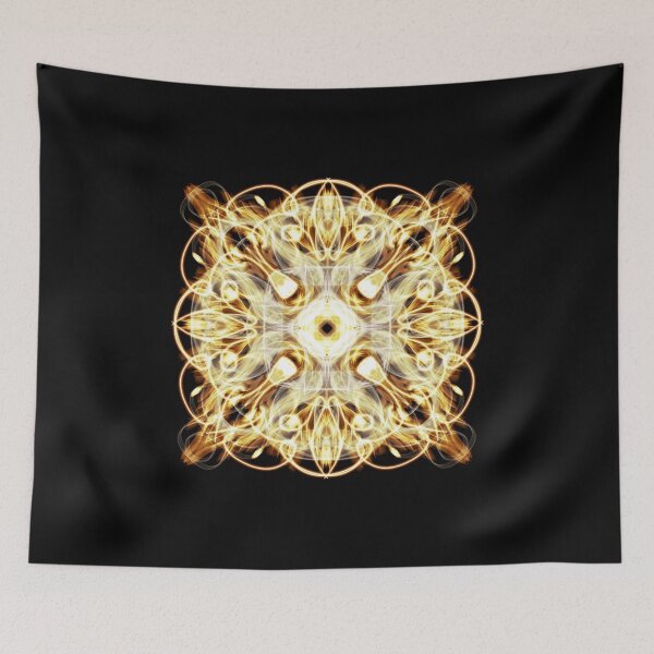 Item preview, Neon Mandala Flower Abstract designed and sold by Chatchot.