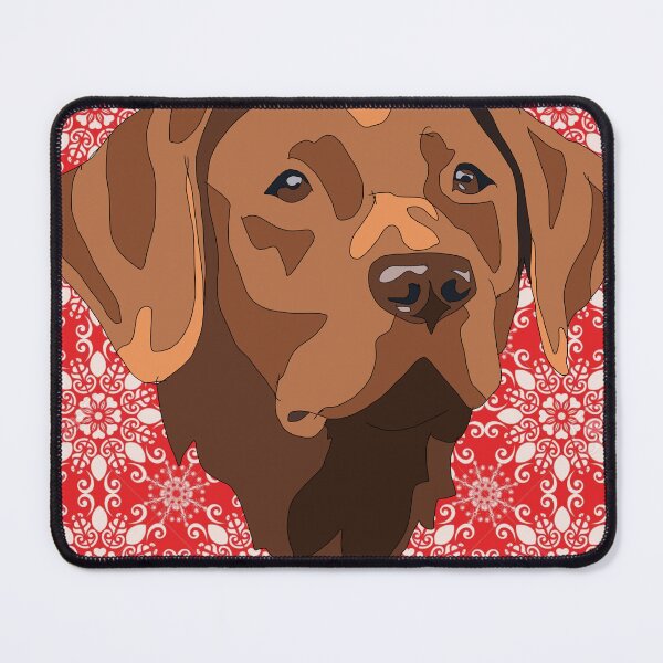 Item preview, Copy of Copy of Dark yellow/red lab With starry pattern  designed and sold by LeahcarsArt.