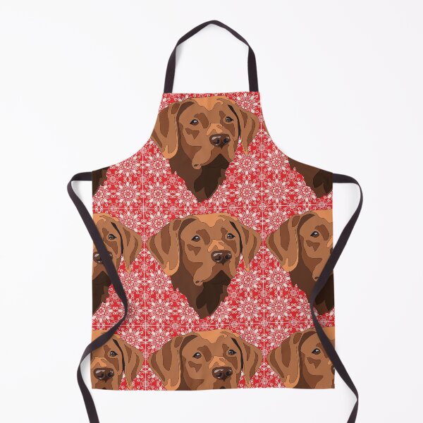 Item preview, Copy of Copy of Dark yellow/red lab With starry pattern designed and sold by LeahcarsArt.