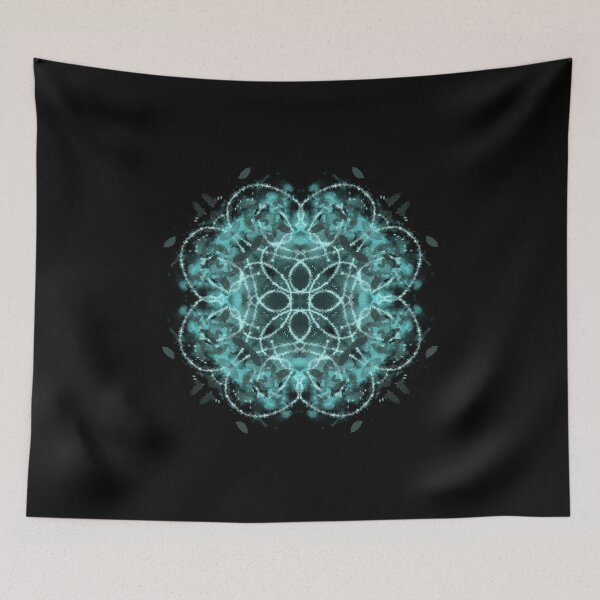 Item preview, Neon Mandala Flower Abstract designed and sold by Chatchot.