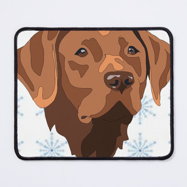 Item preview, Copy of Copy of Dark yellow/red lab With starry pattern  designed and sold by LeahcarsArt.