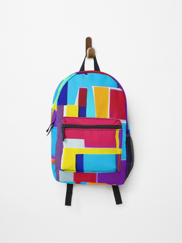 Thumbnail 1 of 3, Backpack, Chromatic Interplay  designed and sold by Graphodesia.