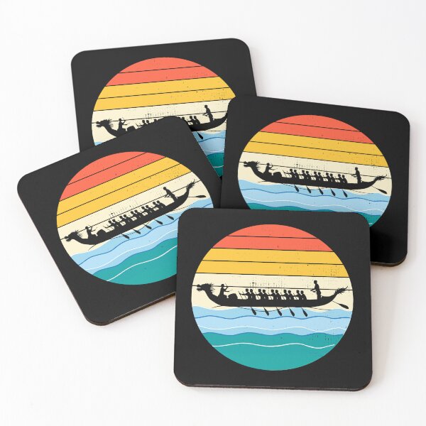 Item preview, Vintage Retro Dragon Boat Racing Crew Paddlers Water Sports designed and sold by CuteDesigns1.