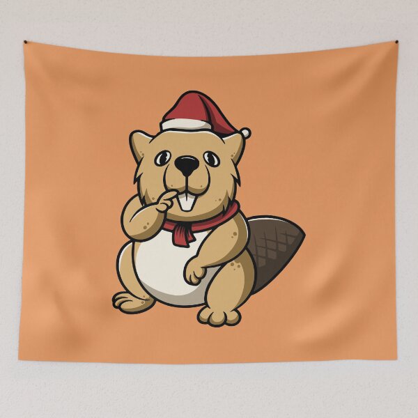 Item preview, Cute Christmas Otter designed and sold by cubbone.