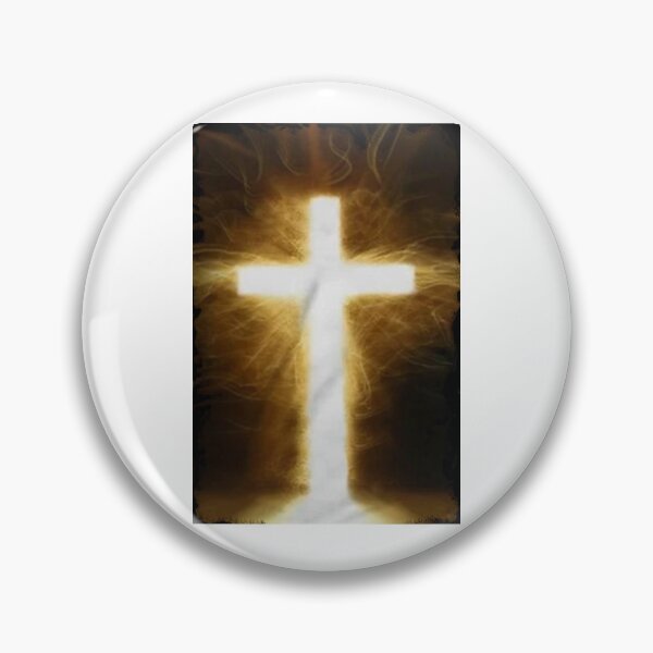 Artikelvorschau, Loderndes Kreuz auf Feuer Christliches Symbol entworfen und verkauft von Rowena Jones.