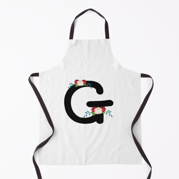 Item preview, Floral Black Monogram G designed and sold by ModernStyleBoho.