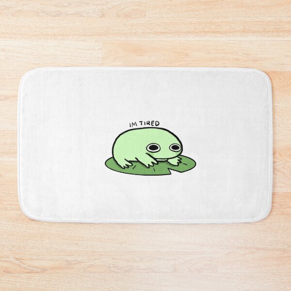 Item preview, Tired Frog | Mint Green Frog designed and sold by iristocat.