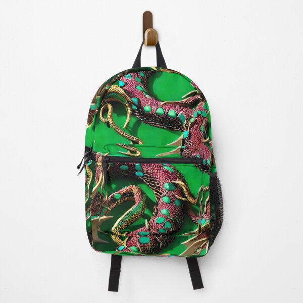 Item preview, Red, Gold And Green Dragon - Seamless Pattern designed and sold by Chubuter.