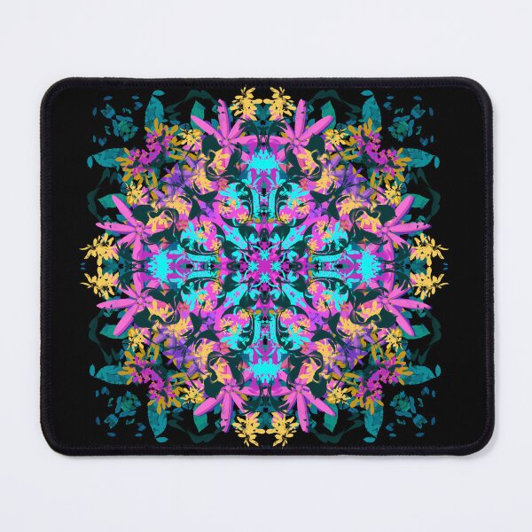 Item preview, Neon Mandala Flower Abstract designed and sold by Chatchot.