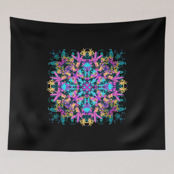 Item preview, Neon Mandala Flower Abstract designed and sold by Chatchot.