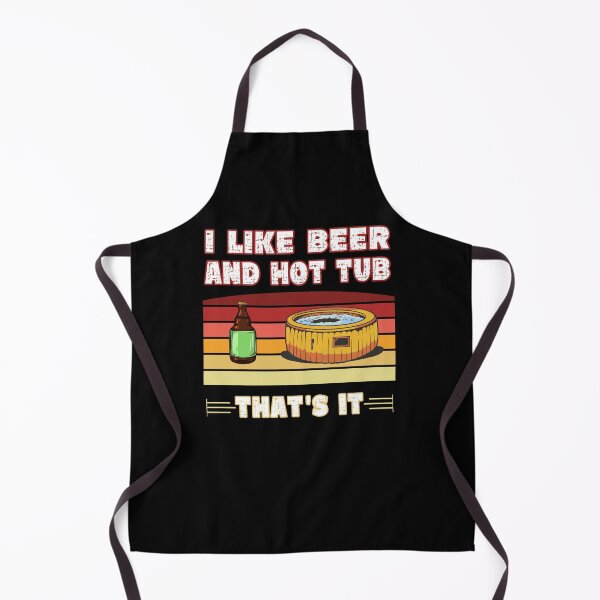 Artikelvorschau, I like beer and Hot Tub - Pool Bier trinken entworfen und verkauft von dJ-Design.